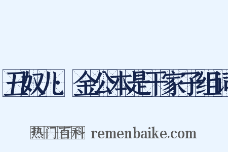 丑奴儿·金公本是干家子组词是什么意思的图片